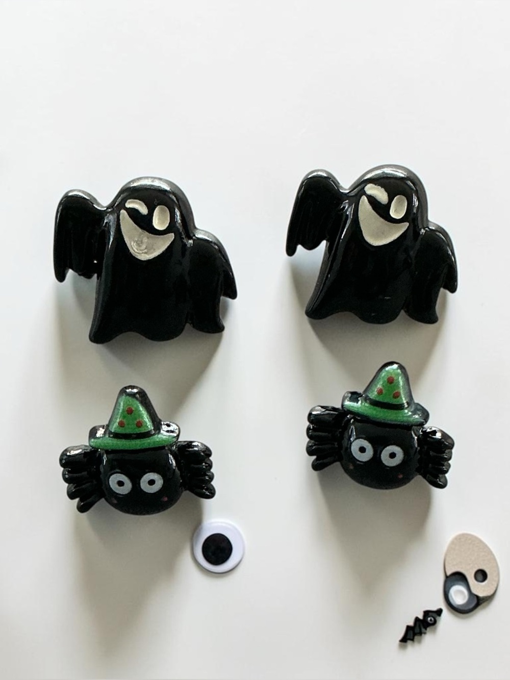🆕 Ghost and Spiders Stud Earrings